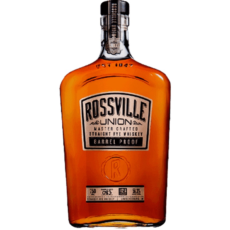 Rossville Union Barrel Proof Straight Rye Whiskey - 750ML