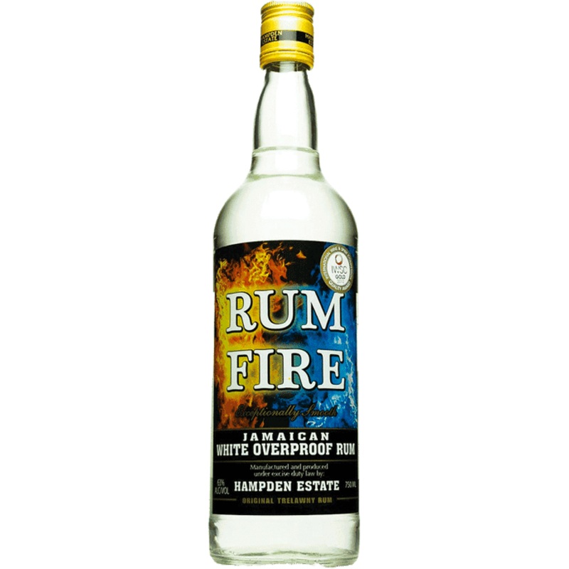 Rum Fire White Overproof Jamaican Rum - 750ML