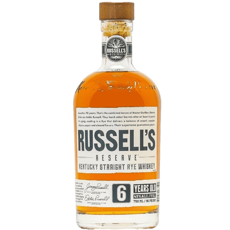 Russell's Reserve Rye Whiskey 6 Year - 750ML