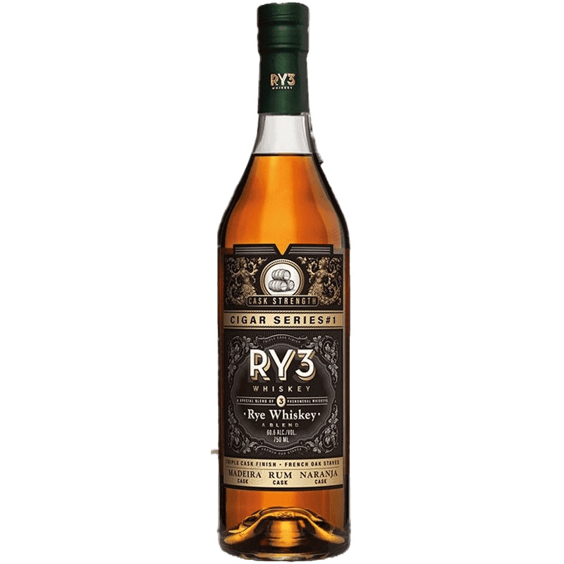 RY3 Cigar Series #1 Cask Strength Rye Whiskey - 750ML