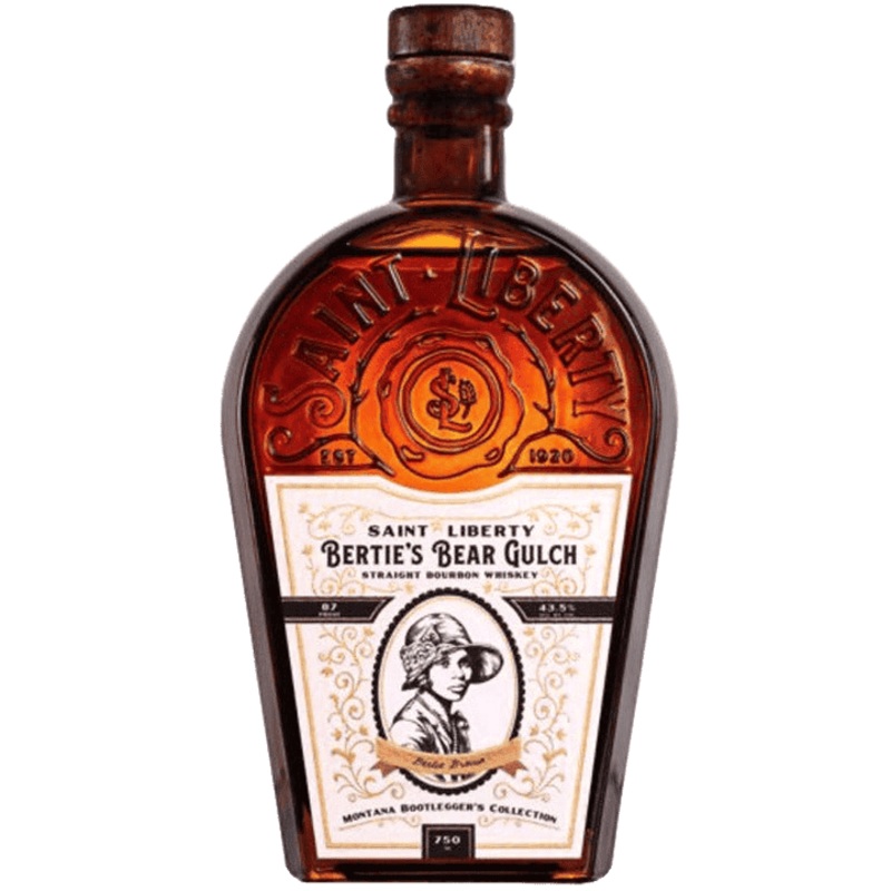 Saint Liberty Straight Bourbon Bertie's Bear Gulch Montana Bootlegger's Collection 4 Yr - 750ML