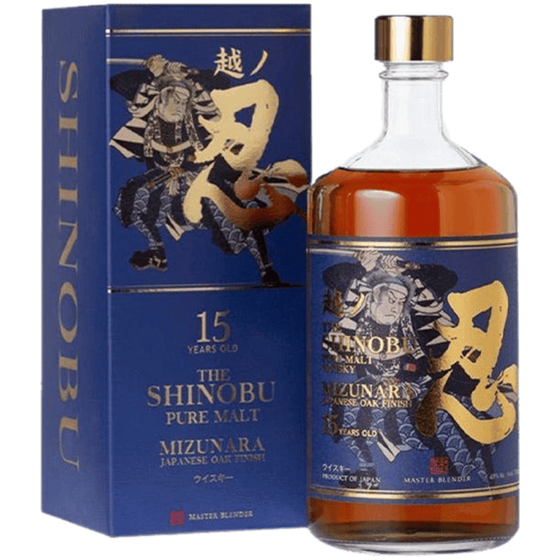 Shinobu 15 Year Old Pure Malt Whisky - 750ML
