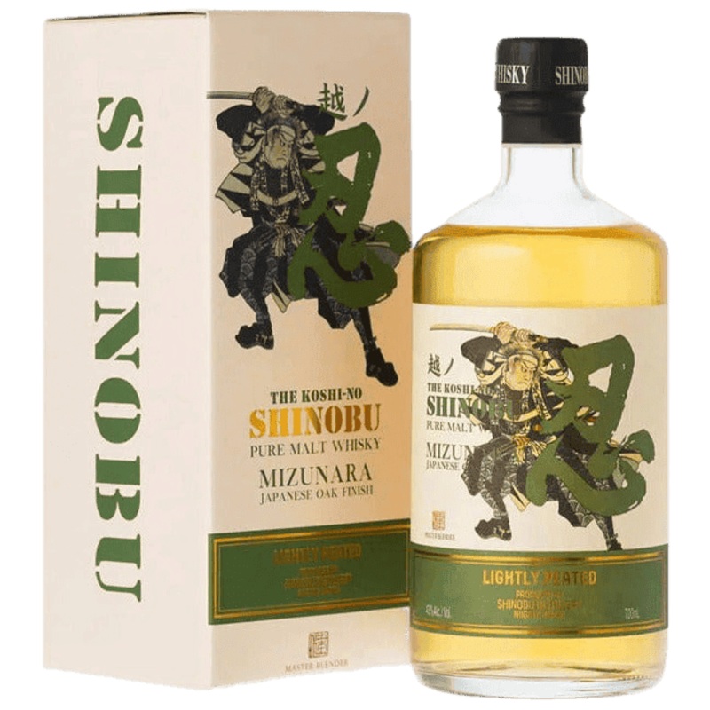 Shinobu Pure Malt Whisky Lightly Peated Mizunara Oak Finish - 750ML