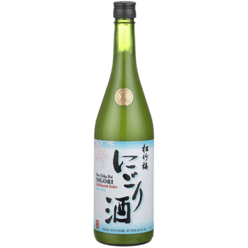 Sho Chiku Bai Silky Mild Nigori Sake - 750ML