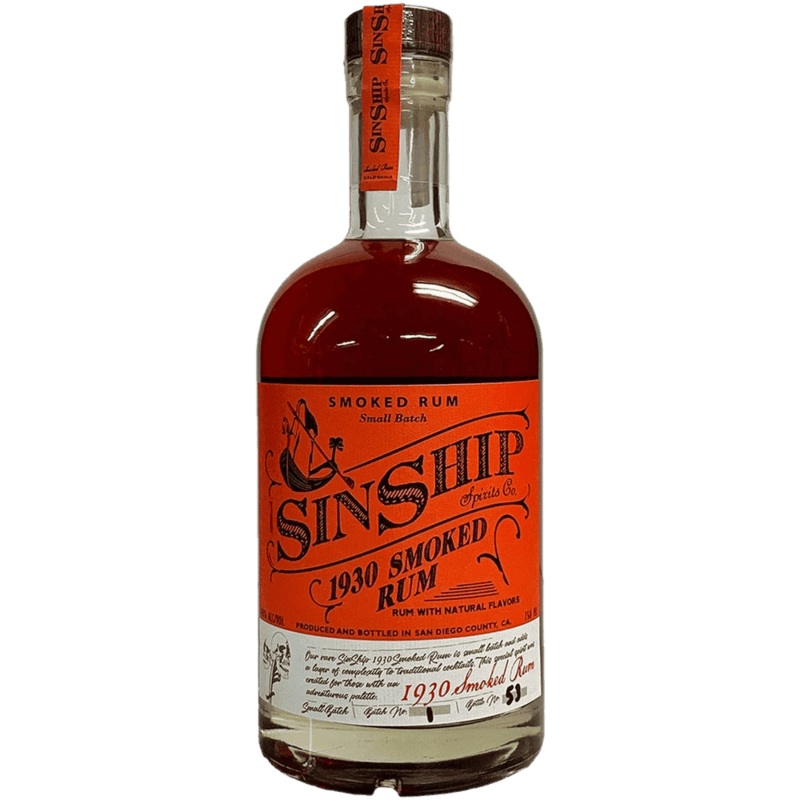 SinShip 1930 Smoked Rum - 750ML