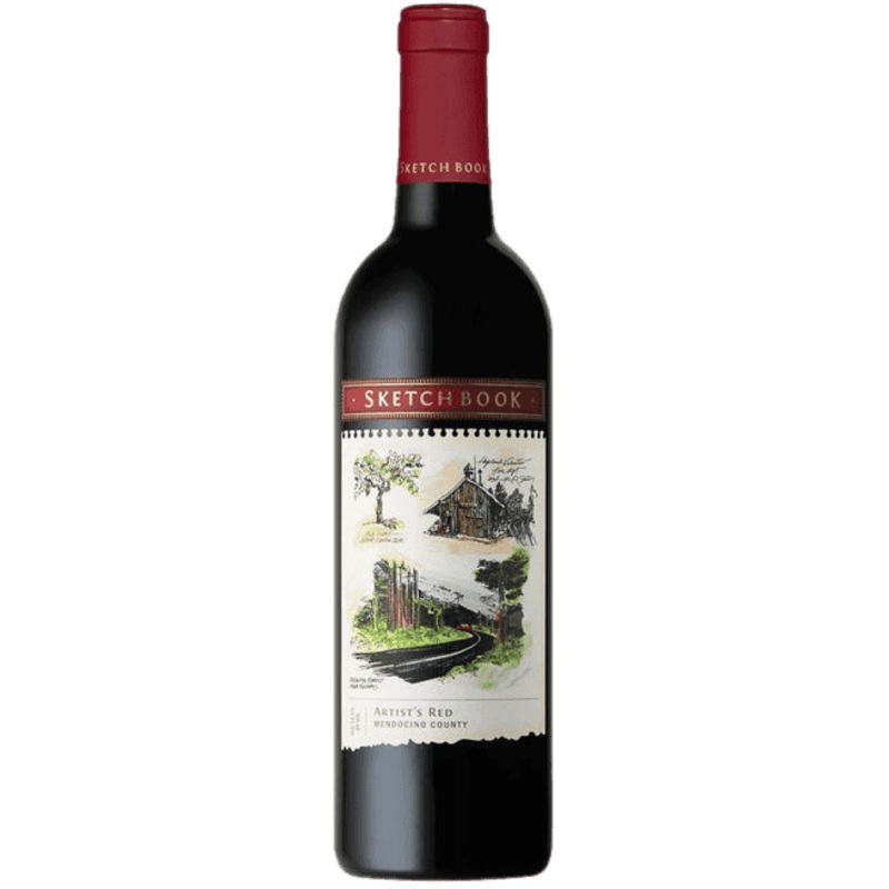 Sketchbook Artist'S Red Mendocino County - 750ML