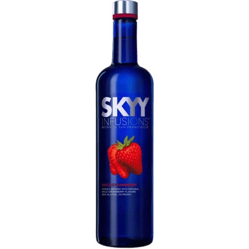 SKYY Infusions Wild Strawberry Vodka - 750ML