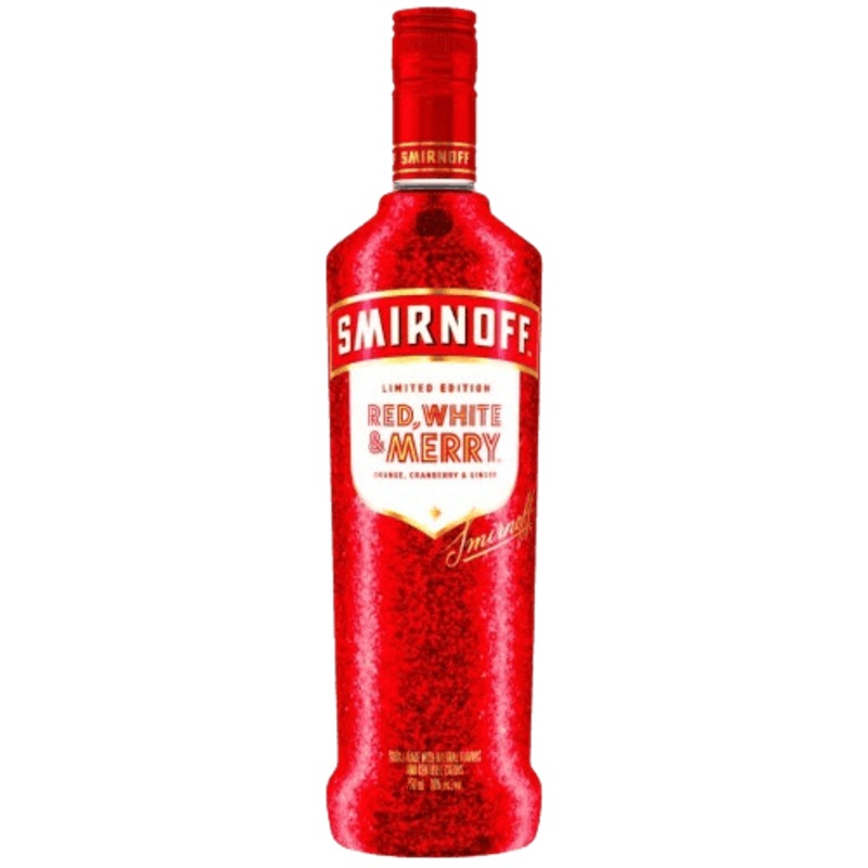 Smirnoff Red White & Merry Holiday Limited Edition Vodka - 750ML