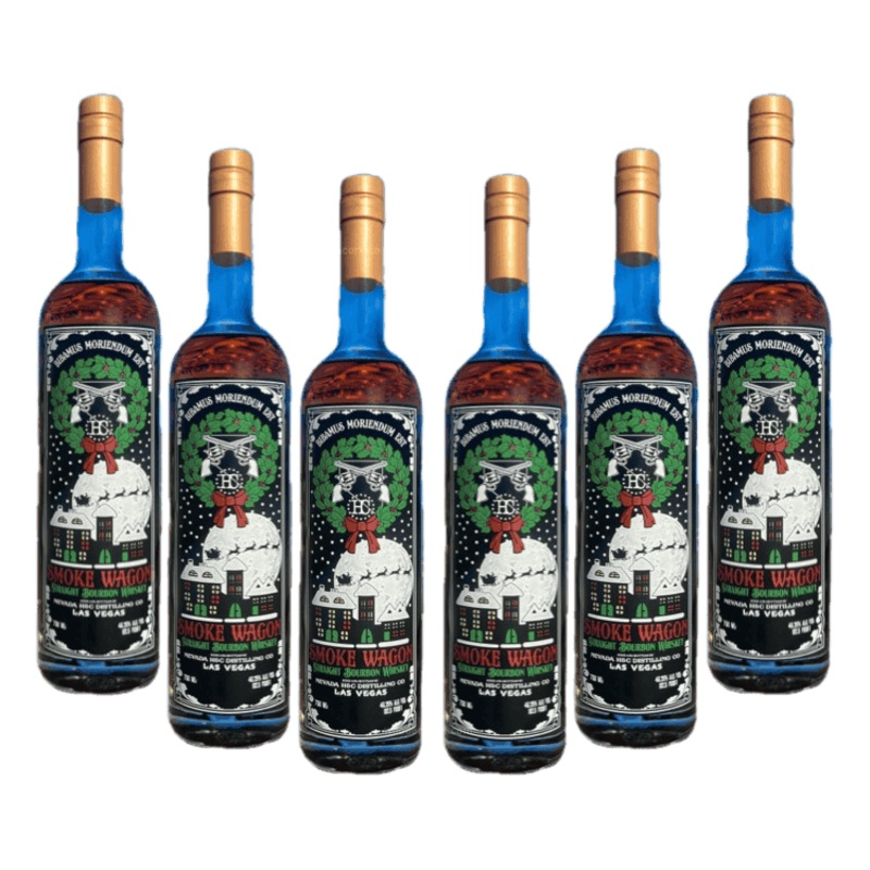 Smoke Wagon Straight Bourbon Christmas 2023 Limited Edition 6 Pack - 750ML