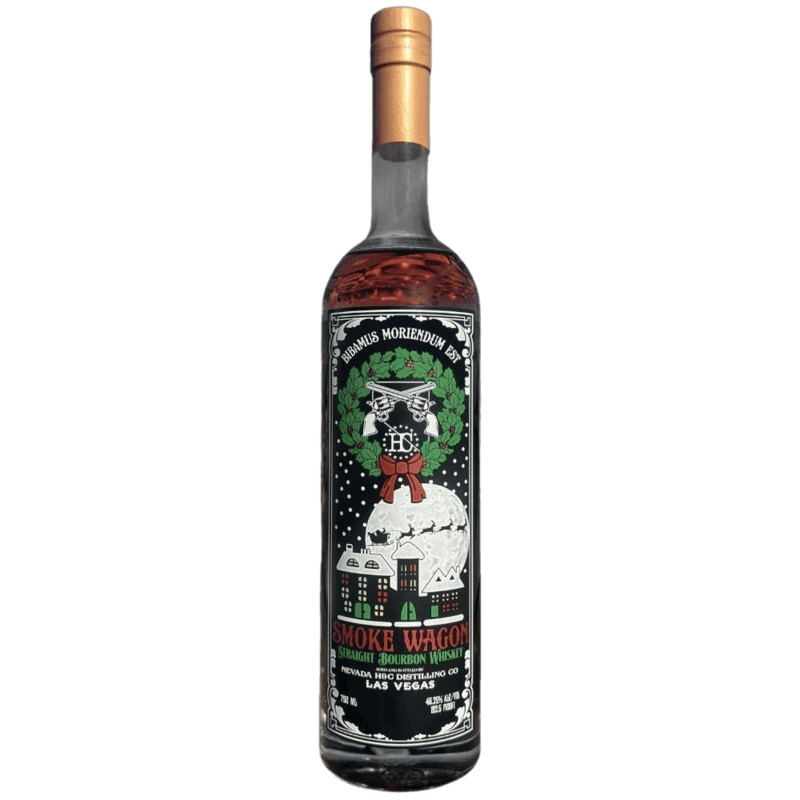 Smoke Wagon Straight Bourbon Christmas 2023 Limited Edition - 750ML