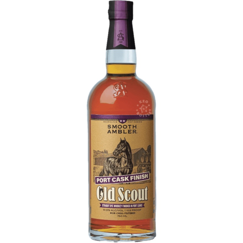 Smooth Ambler Old Scout Port Cask Finished Straight Rye - 750ML