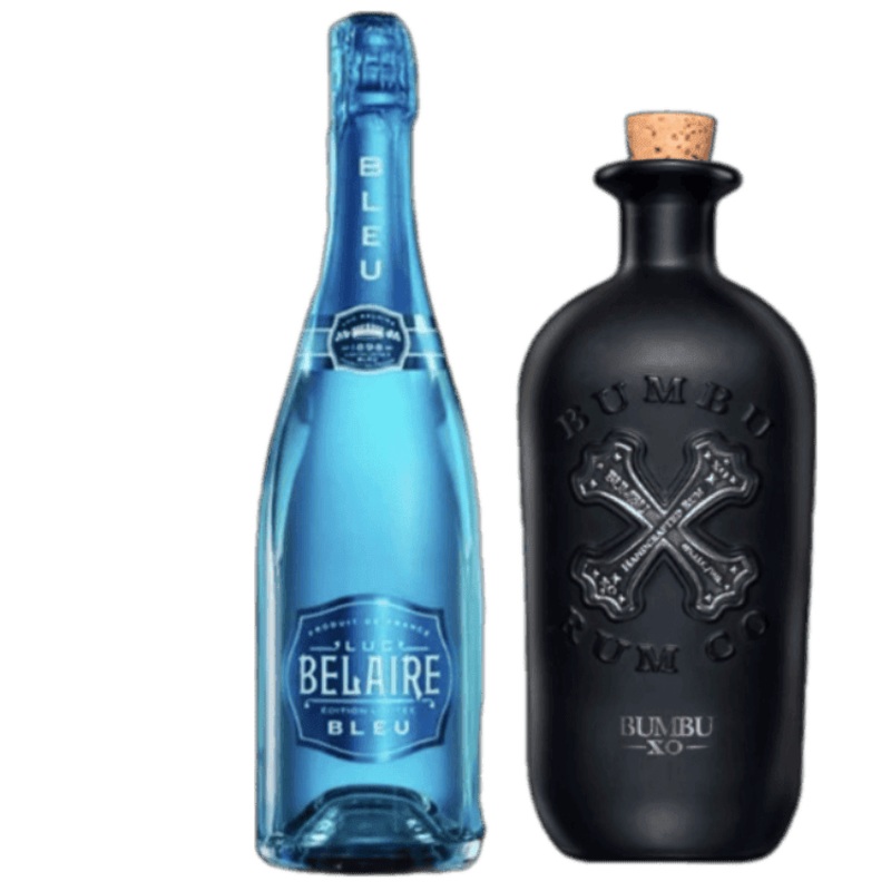 Luc Belaire Bleu & Bumbu XO Rum Bundle
