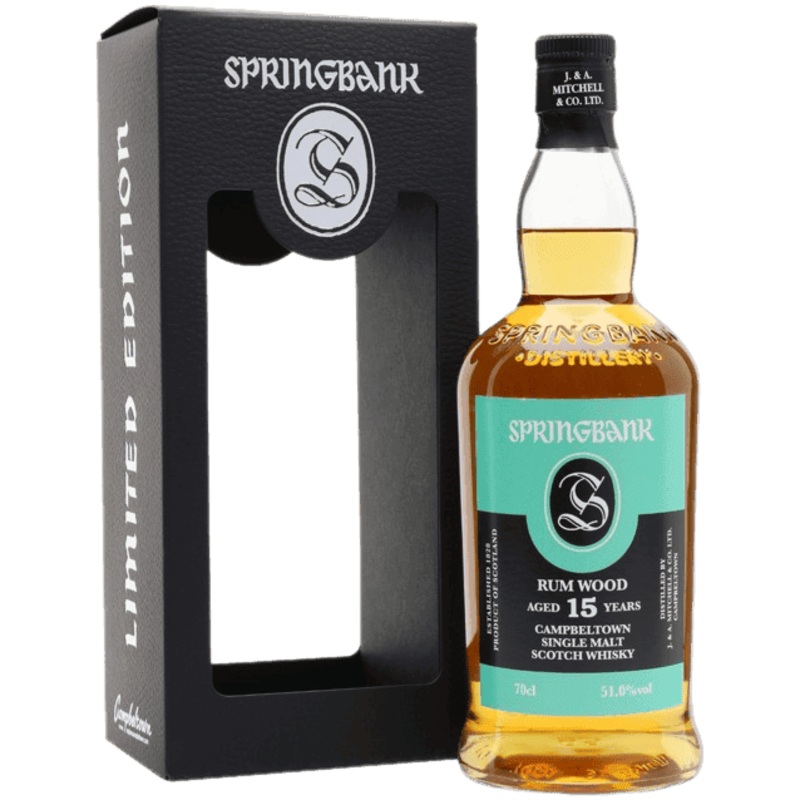Springbank 15 Year Rum Cask Single Malt Scotch Whisky - 750ML