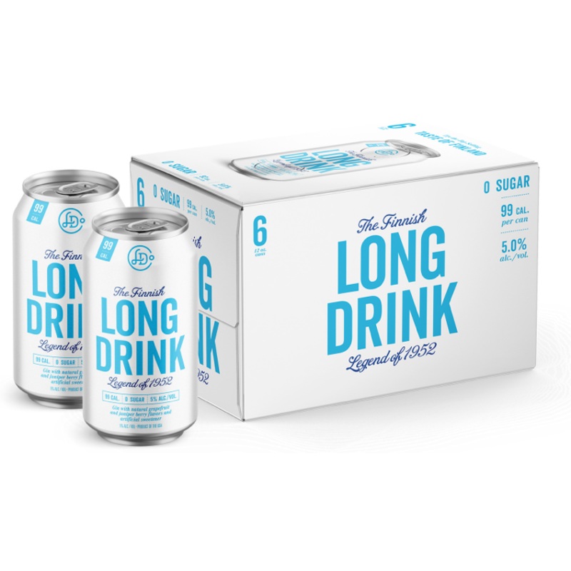 The Finnish Long Drink Company Zero Cocktail 6-Pack