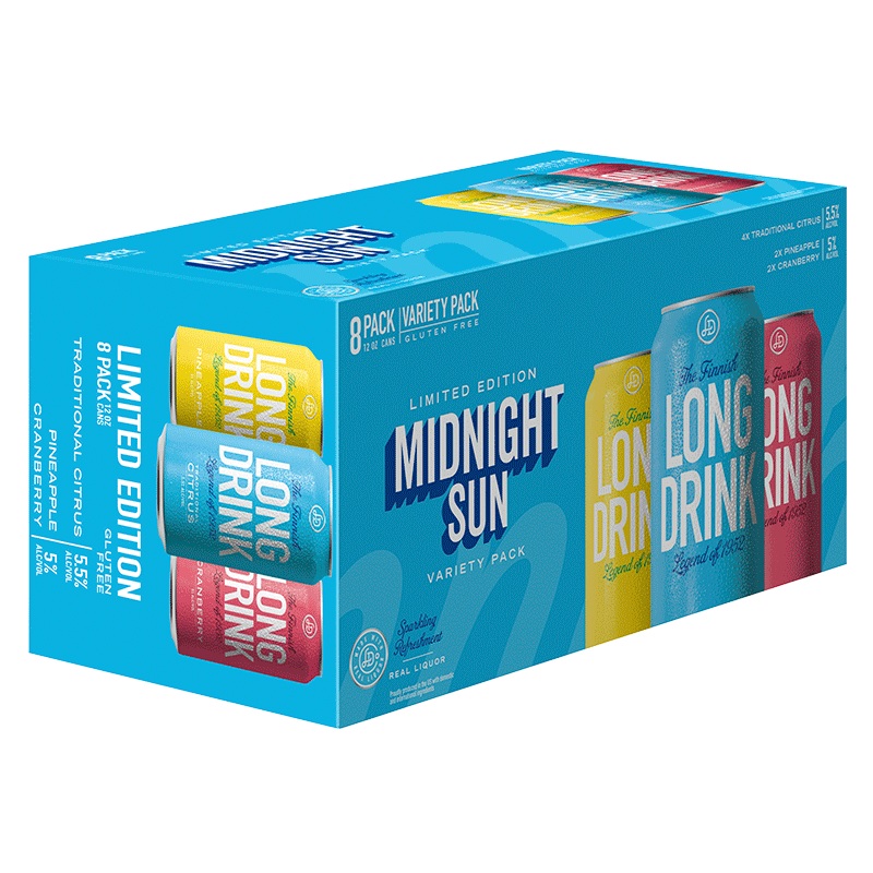 The Long Drink Company Midnight Sun 8-Pack 12oz