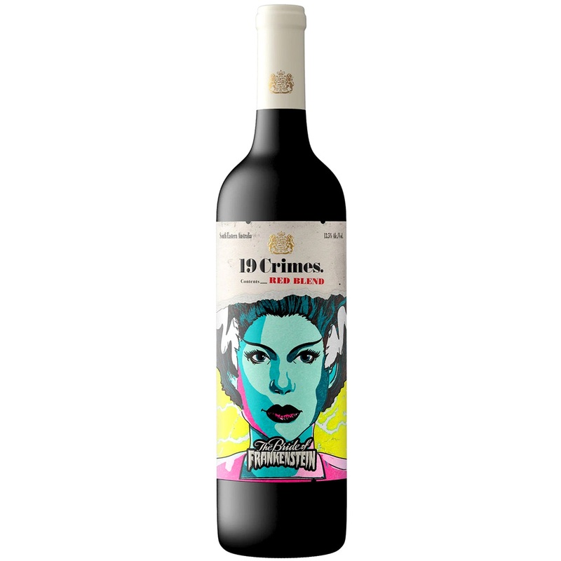 19 Crimes The Bride of Frankenstein Red Blend
