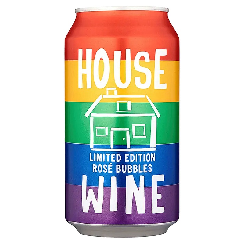 House Wine LE Rose Bubbles Can