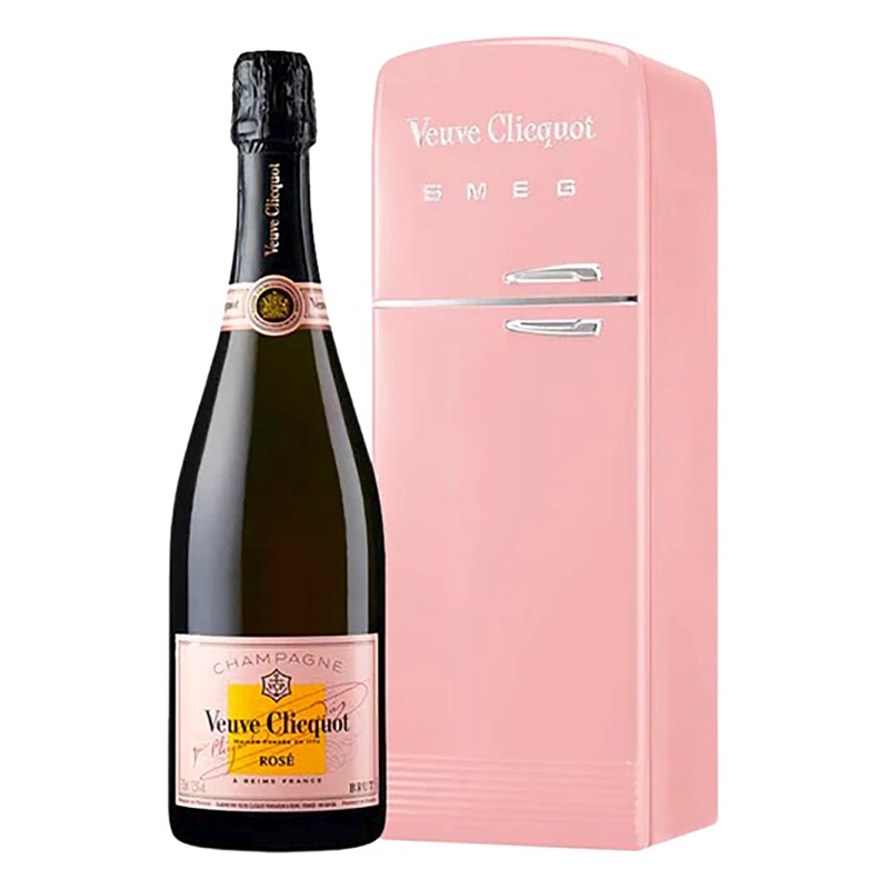 Veuve Clicquot Ros SMEG Fridge Champagne
