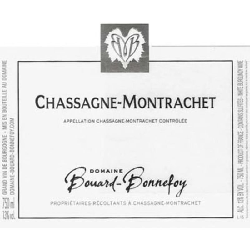 Bouard Bonnefoy Chassagne Motrachet Blanc 2022 750 ML