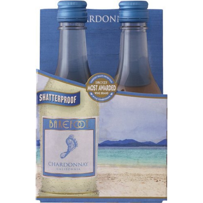 Barefoot Cellars Chardonnay 4Pk 187ml