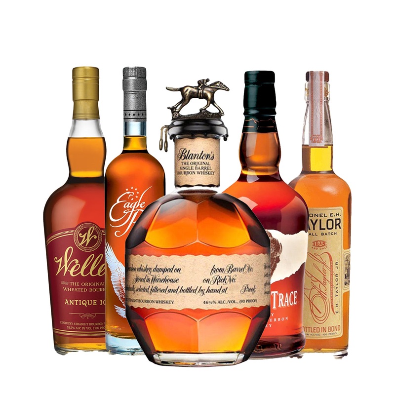 Blanton's, E.H. Taylor, Eagle Rare, Buffalo Trace & Weller 107 Bundle