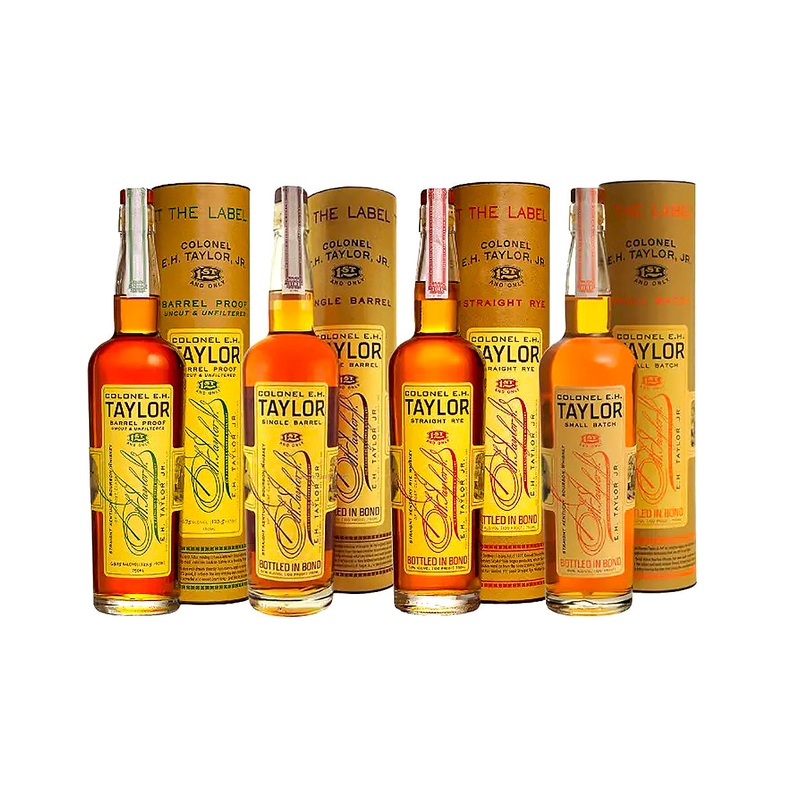 E.H. Taylor, Jr. Barrel Proof, Single Barrel, Rye & Small Batch Bundle