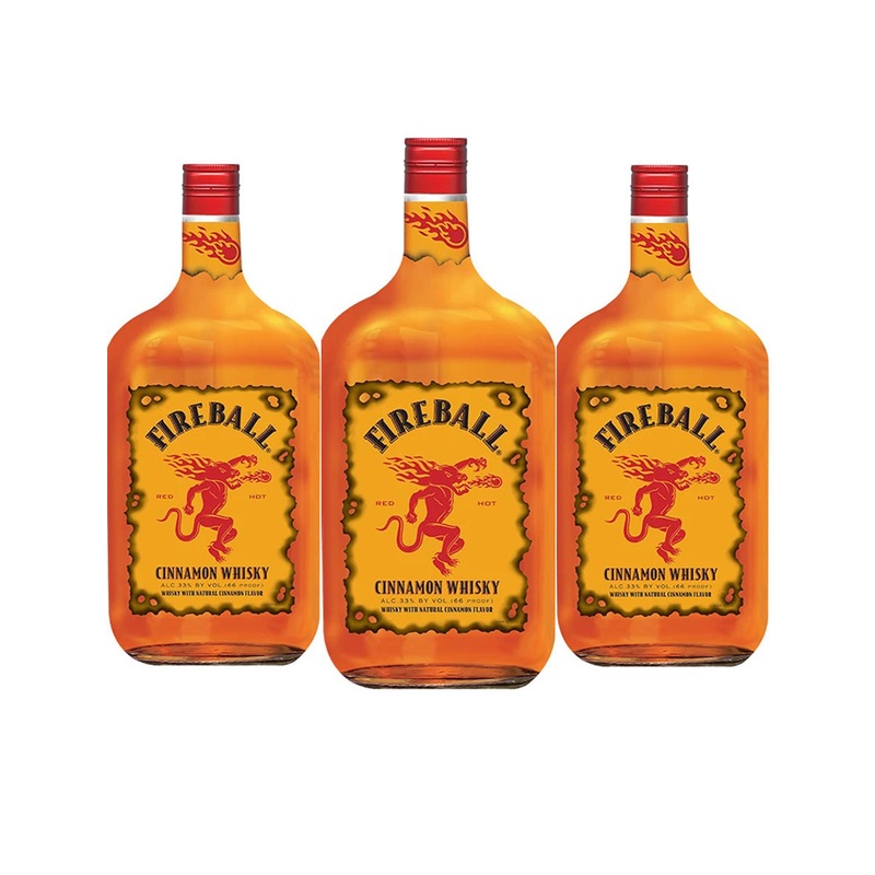FireBall Cinnamon Whisky 1.75L Combo 3-Pack
