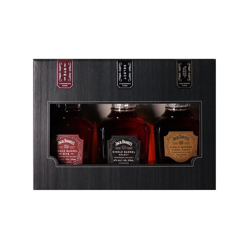 Jack Daniel Single Barrel 3-Pack 375ML Combo