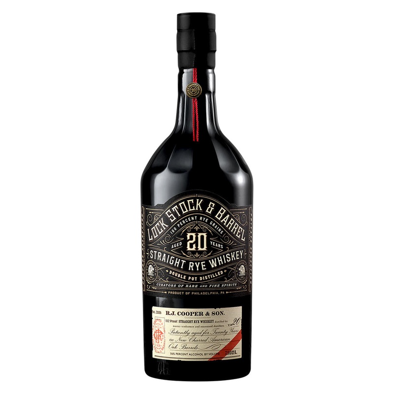 Lock Stock & Barrel 20 Year Straight Rye Whiskey