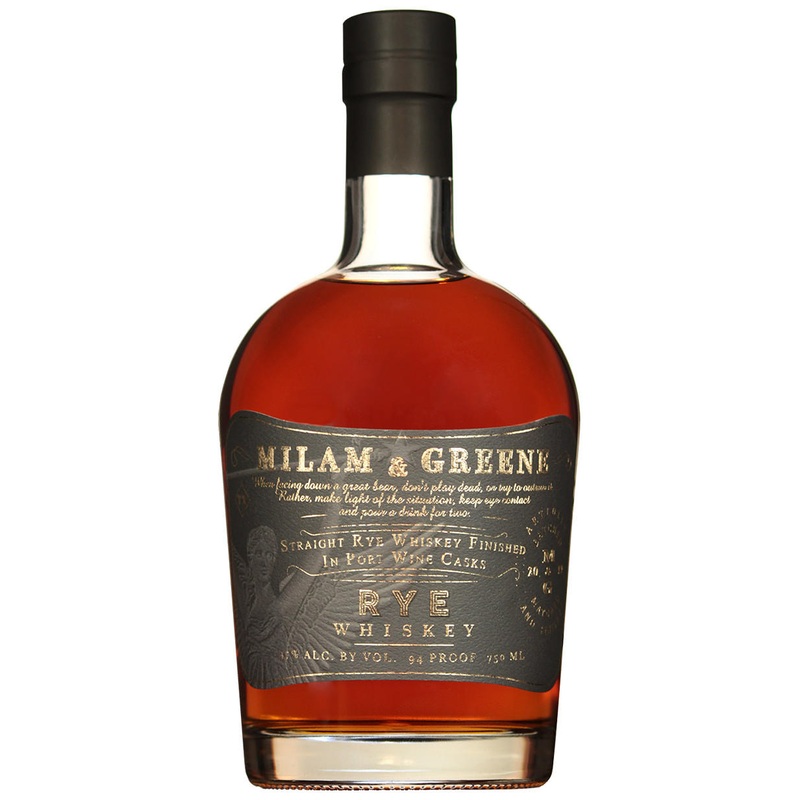 Milam & Greene Straight Rye Whiskey