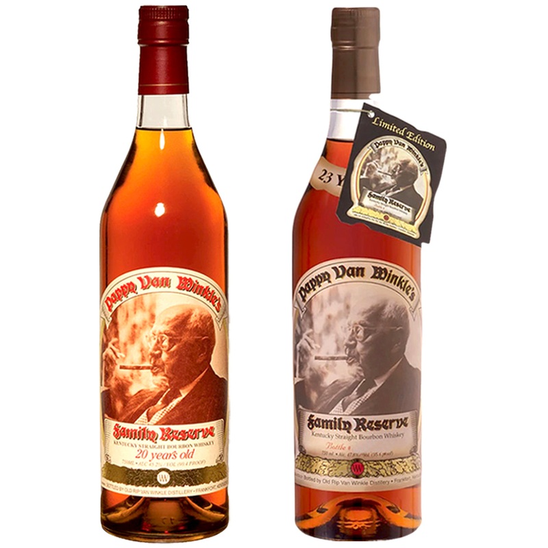 Old Rip Pappy Van Winkle 20 Year & 23 Year Bundle
