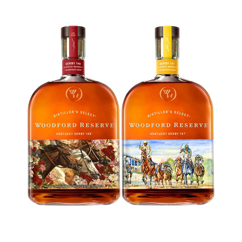 Woodford Reserve Kentucky Derby 148 & Woodford Reserve Kentucky Derby 147 Collector Set