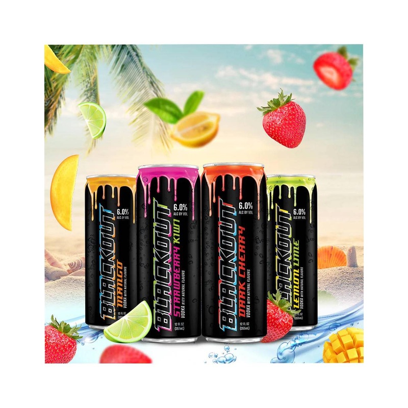 Blackout Vodka Cocktail Variety Pack 8Pk