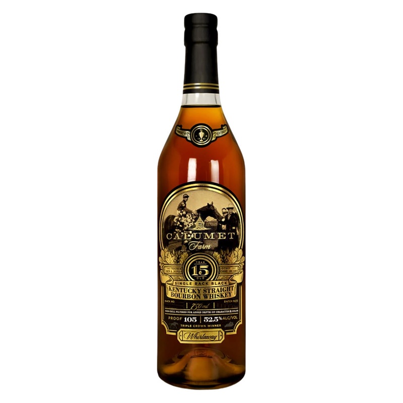 Calumet Farm Single Rack Black 15 Year Bourbon