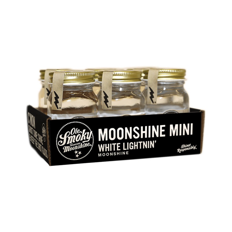 Ole Smoky Moonshine White Lightnin' 50ml 6-Pack
