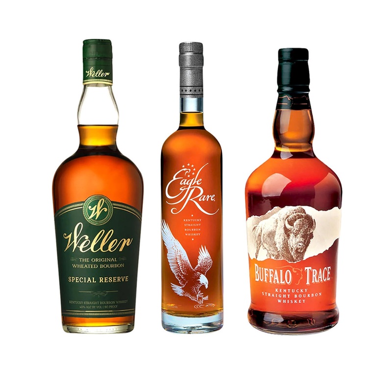 Weller Special Reserve - Eagle Rare - Buffalo Trace - Combo