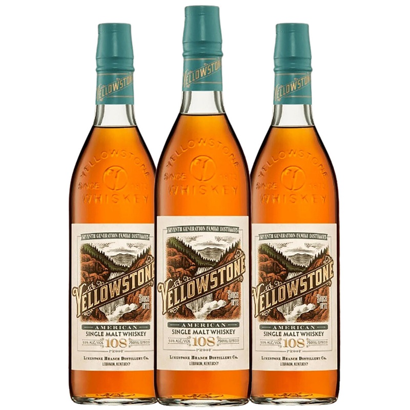 Yellowstone American Single Malt Whiskey 3-Pack