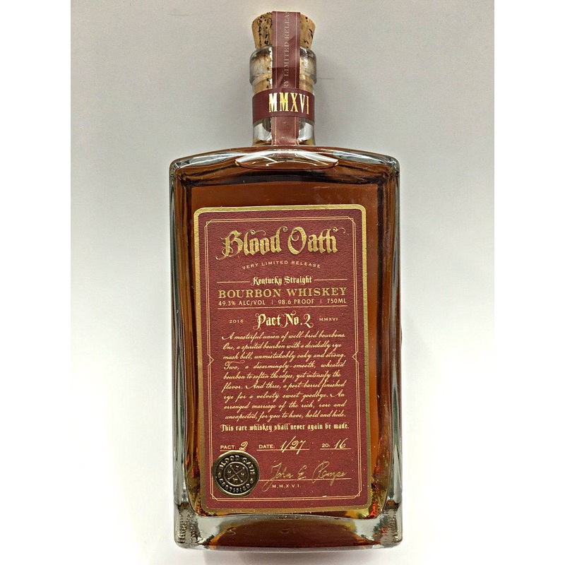Blood Oath Bourbon No. 2 750ml