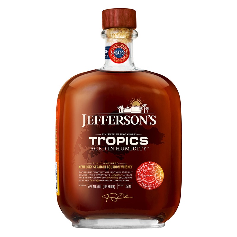 Jefferson's Tropics Aged In Humidity Kentucky Straight Bourbon