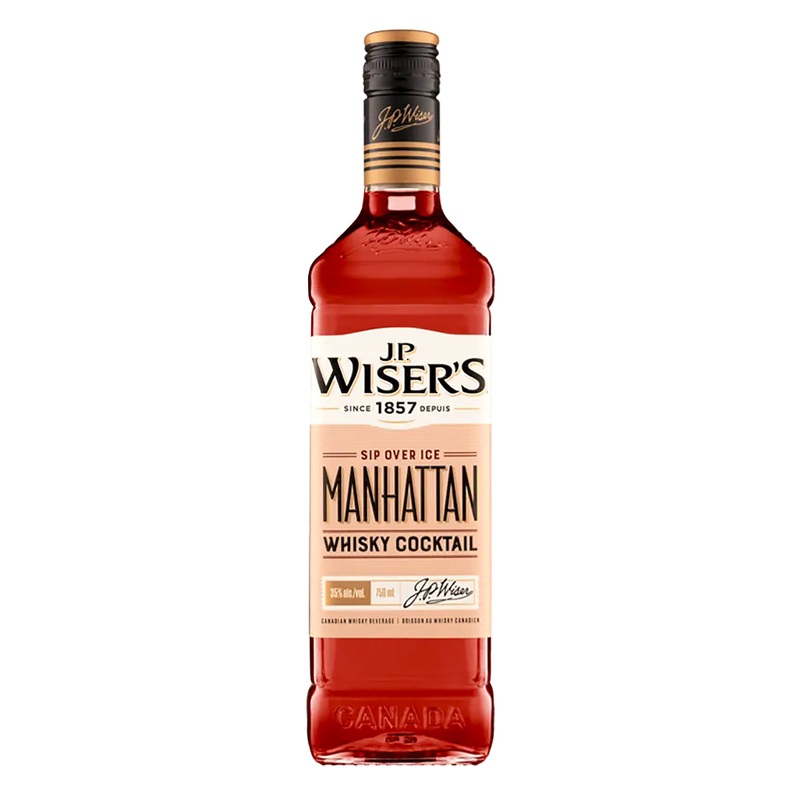 JP Wiser's Manhattan Whisky Cocktail 750ml