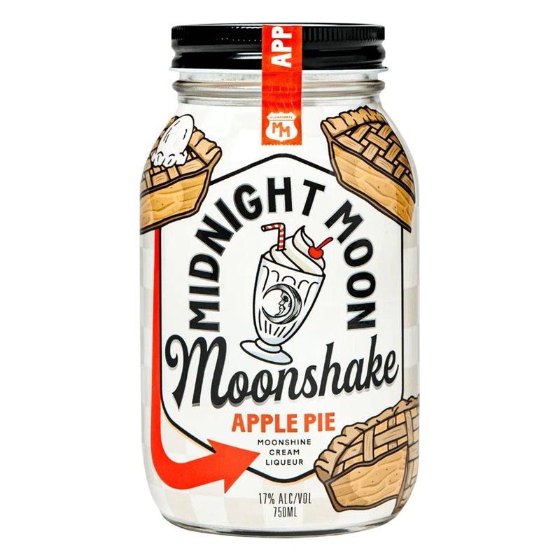 Midnight Moon Apple Pie Moonshake Cream Liqueur