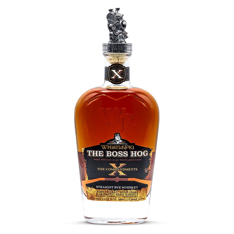 WhistlePig The Boss Hog X The Commandments Straight Rye Whiskey