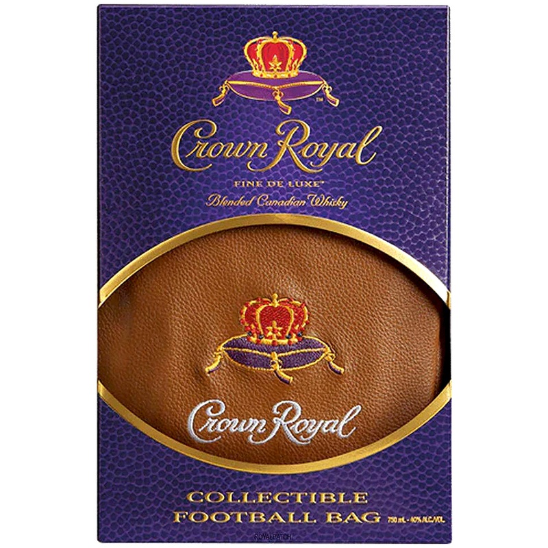 Crown Royal Whisky & Football Bag Gift Set