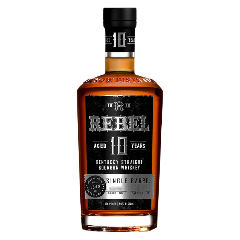 Rebel Single Barrel 10 Year Old Bourbon