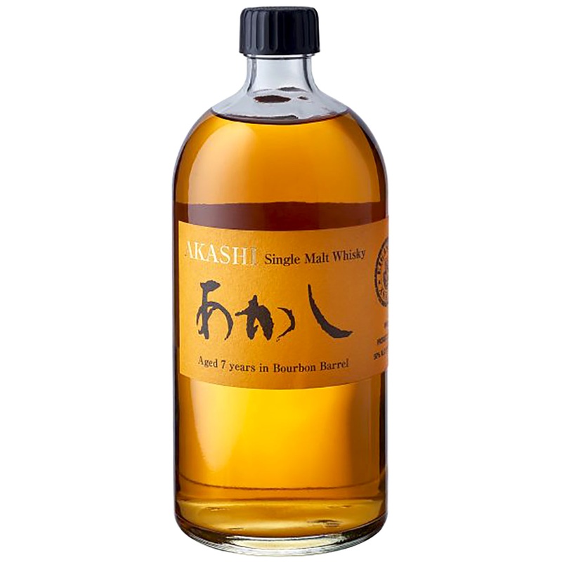 Akashi 7 Year Single Malt Japanese Whisky Bourbon Barrel Finish