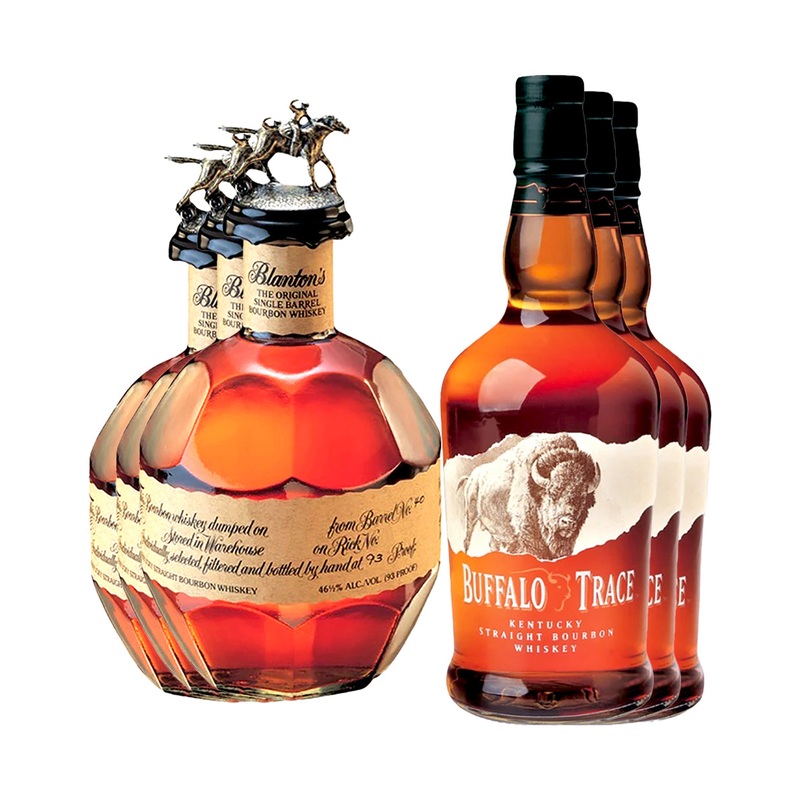 Blantons & Buffalo Trace 6-Bottle Collectors Bourbon Set