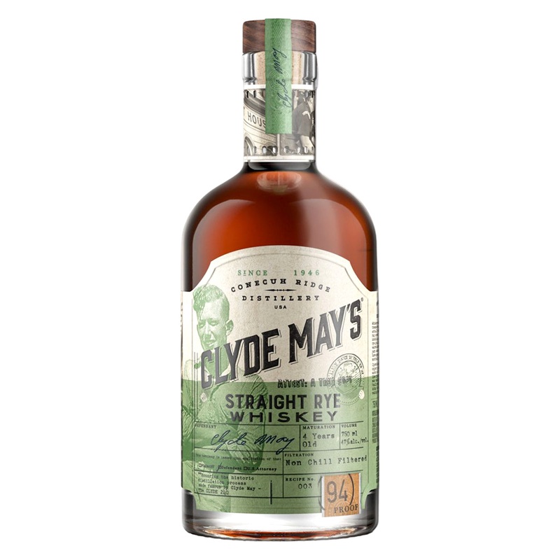 Clyde May's Straight Rye Whiakey