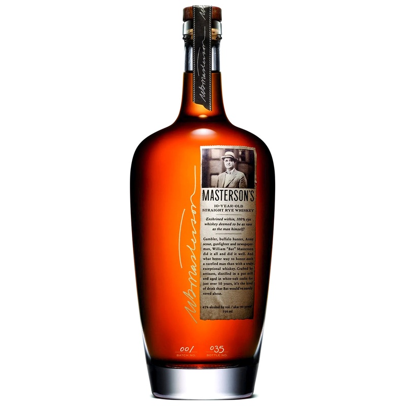 Masterson's Straight Rye Whisky 10 Year Old