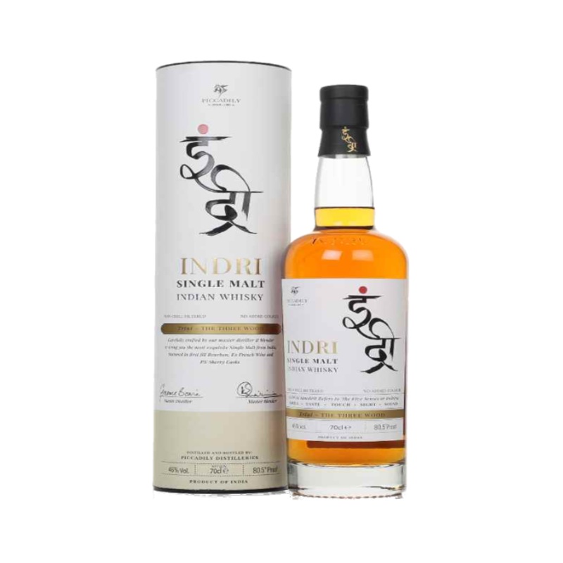 Indri Trini The Three Wood Indian Single Malt 750ml