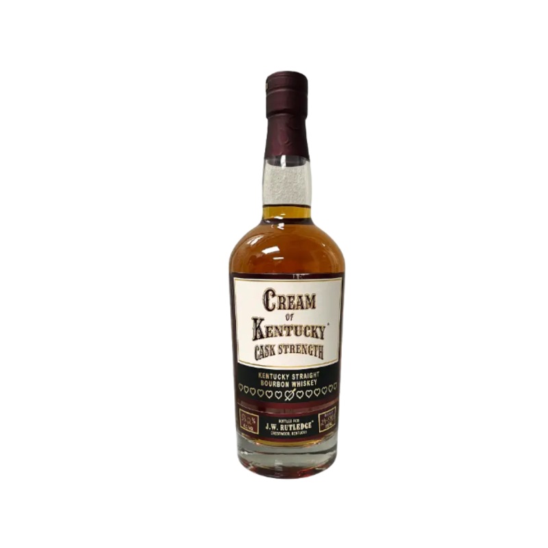 J W Rutledge Cream of Kentucky Cask Strength Bourbon 750ml